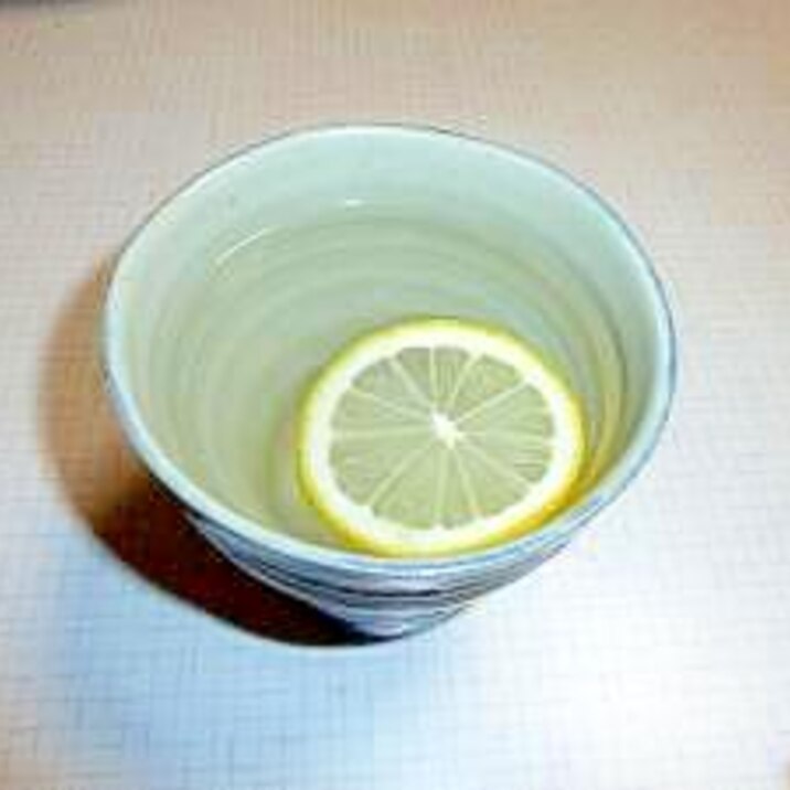 お湯割り焼酎レモン＆リンゴ